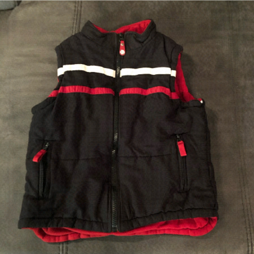 Zip Up Cloth Vest Boys Size Small